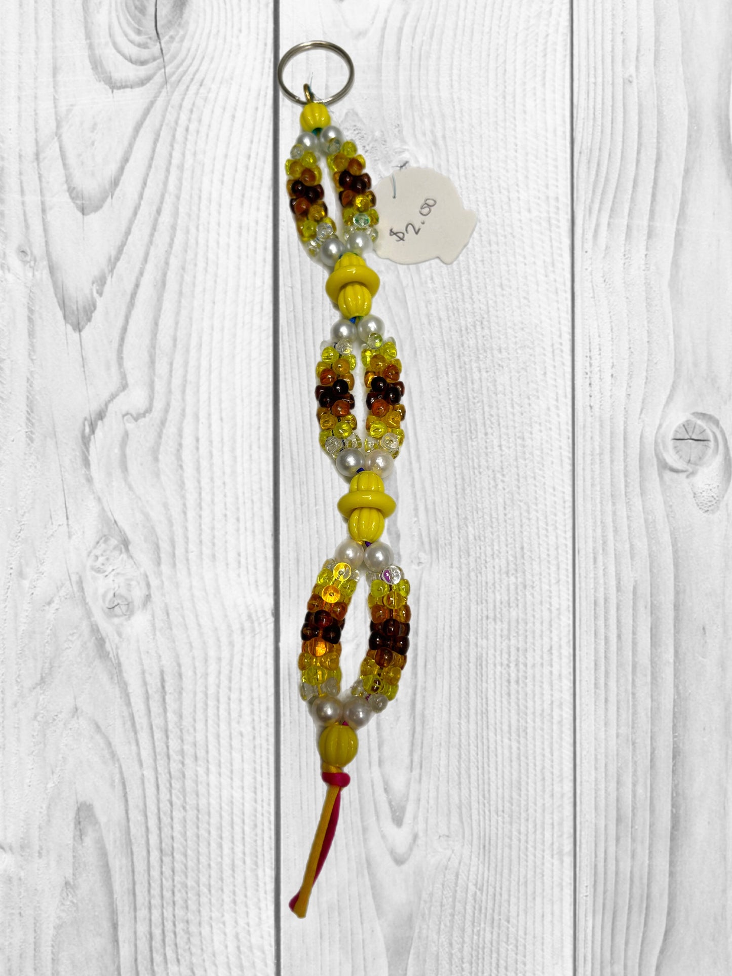 Amish Yellow Keychain