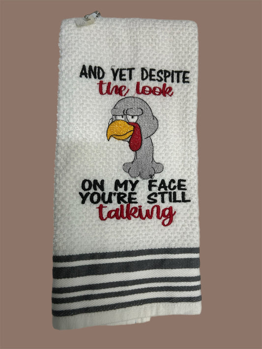 Still Talking Kitchen Towel