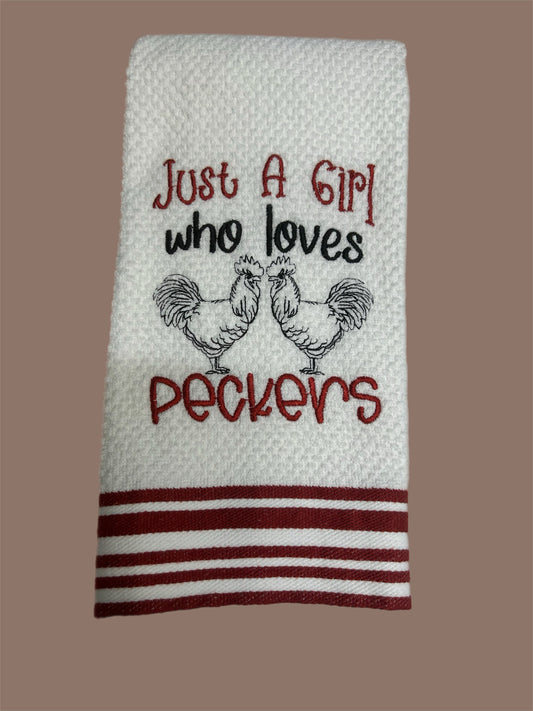 Just a Girl Kitchen Towel