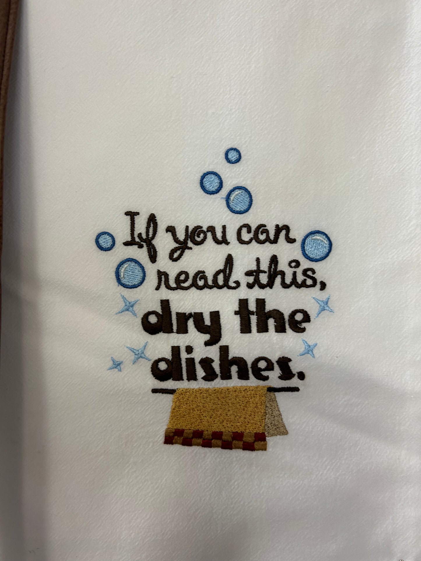 If You Can Read This Dish Towel