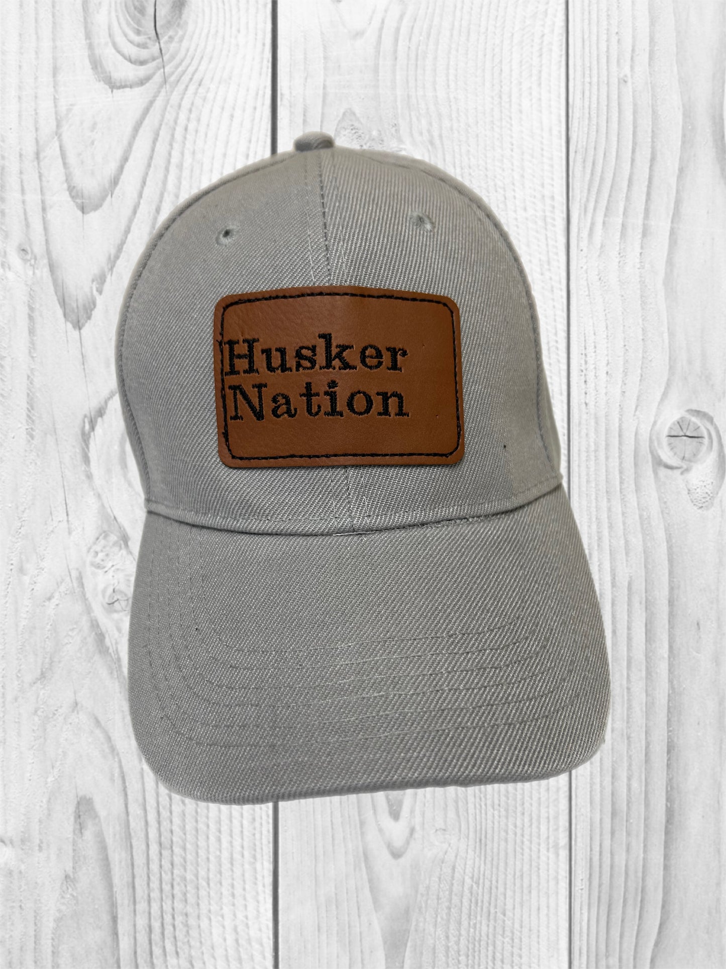 Gray Husker Nation Hat